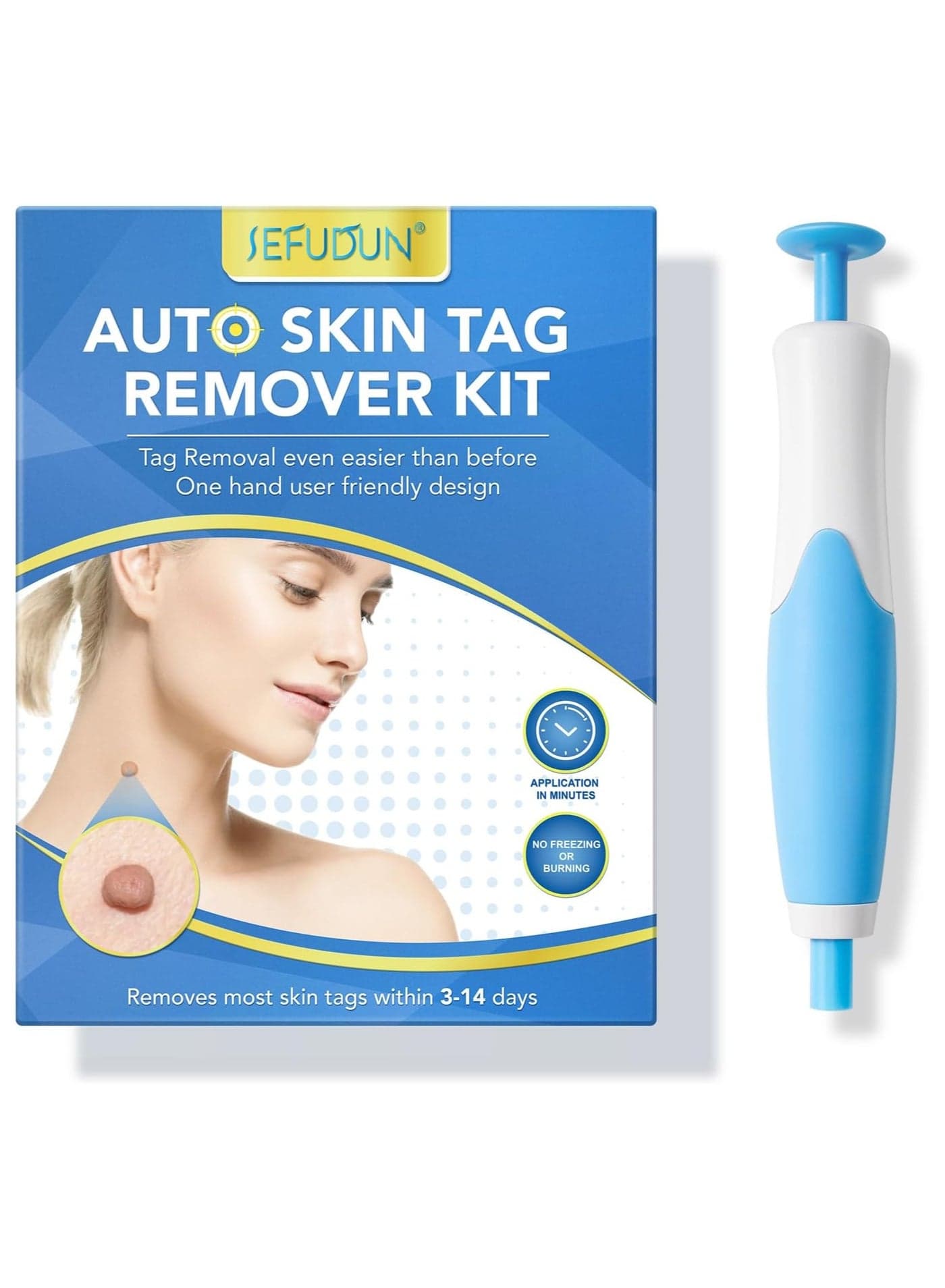 Skin Tag Remover Device FDA-Cleared Safe and Effective Skin Tag Removal Kits Home Use