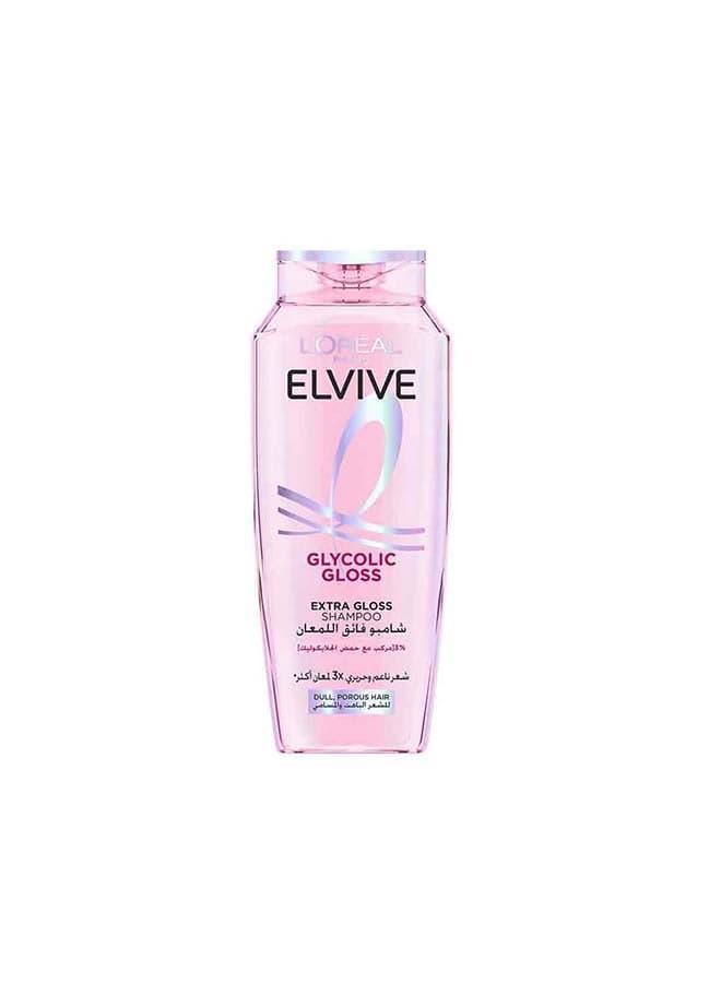 Elvive Glycolic Gloss Extra Gloss Shampoo with 3% Glycolic Acid for Dull and Porous Hair 400ML