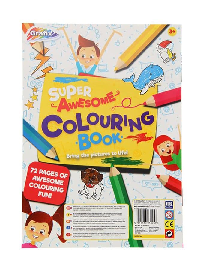50 Sheet Colouring Book X 70Gsm – Fun Kids Toy, Interactive Playtime & Gift Item