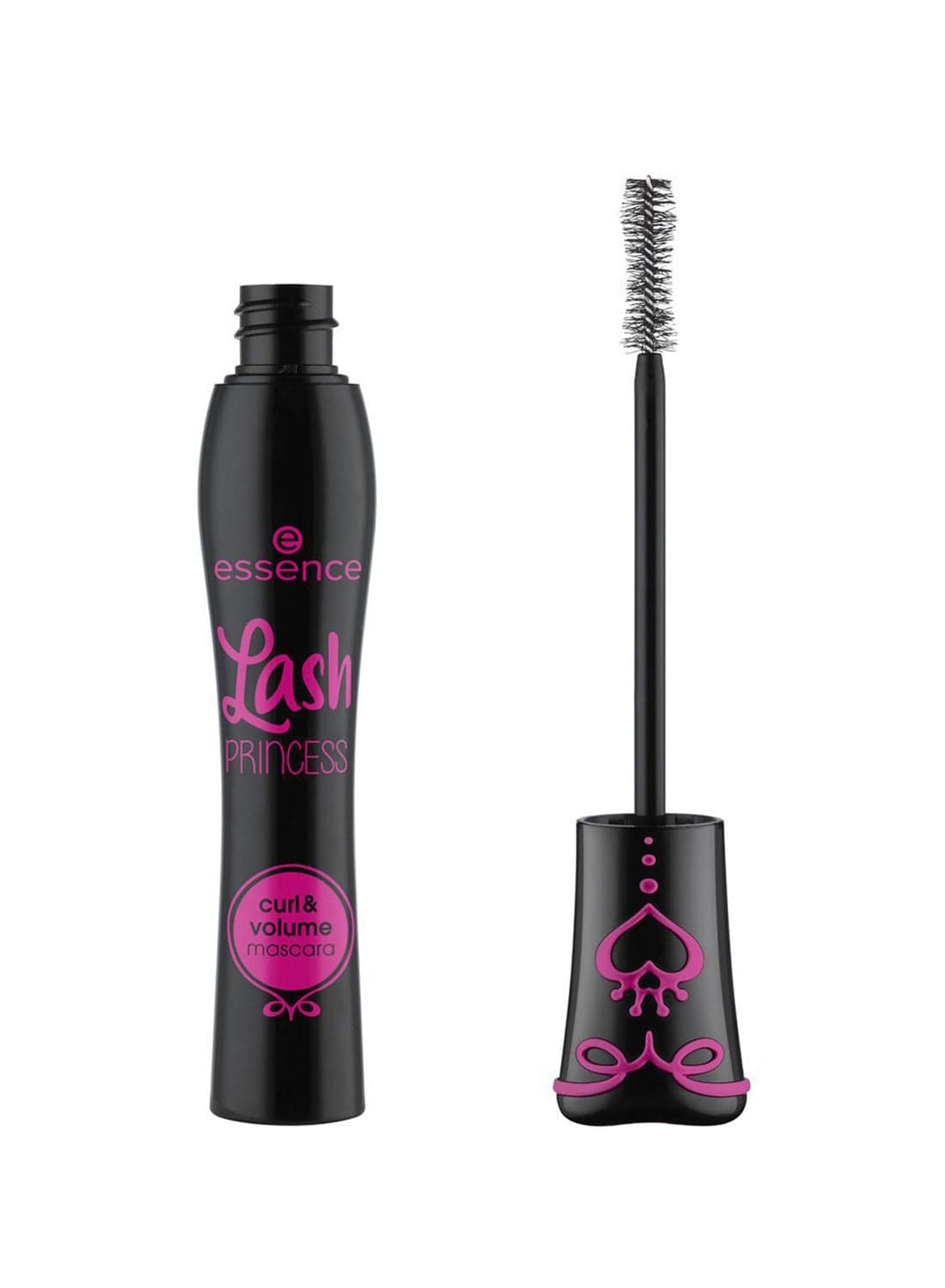 Lash Princess Curl & Volume Mascara | Black 12 ml | Dramatic Curl & Longlasting Volume | Vegan & Cruelty Free | Smudgeproof Eye Makeup | Clump Free Lash Extension Effect Curl Black
