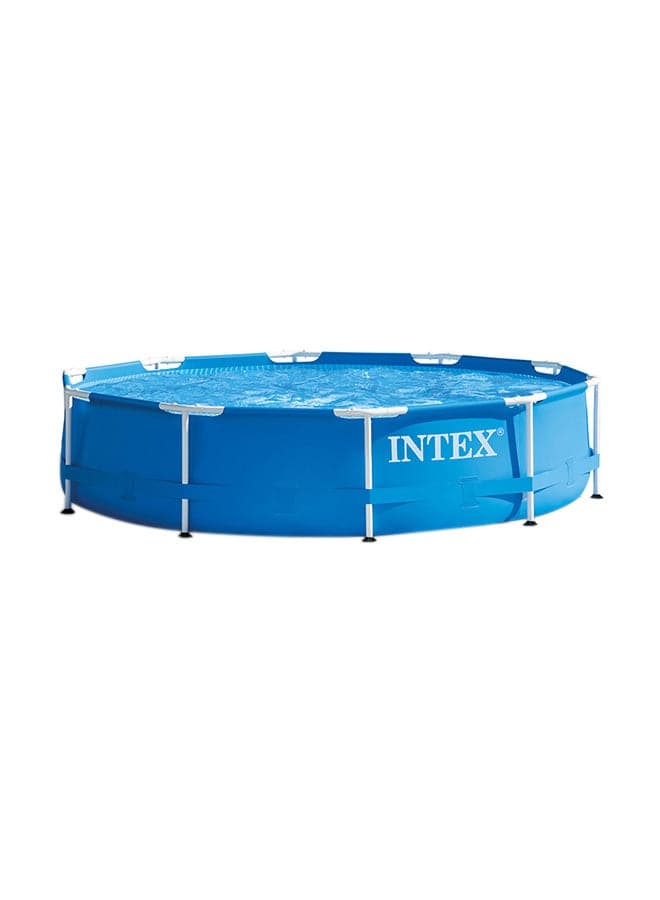 Metal Frame Above Ground Pool with Filter Pump 305x76cm