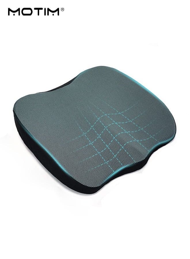 Car Seat Cushion for Driver, Memory Foam Wedge Shape Car Seat Pad, Car Seat Cushion to Improve Driving View, Relief Tailbone and Hip Tire, Healthy Posture, Office Chair, Car Seat, Travel, Driving