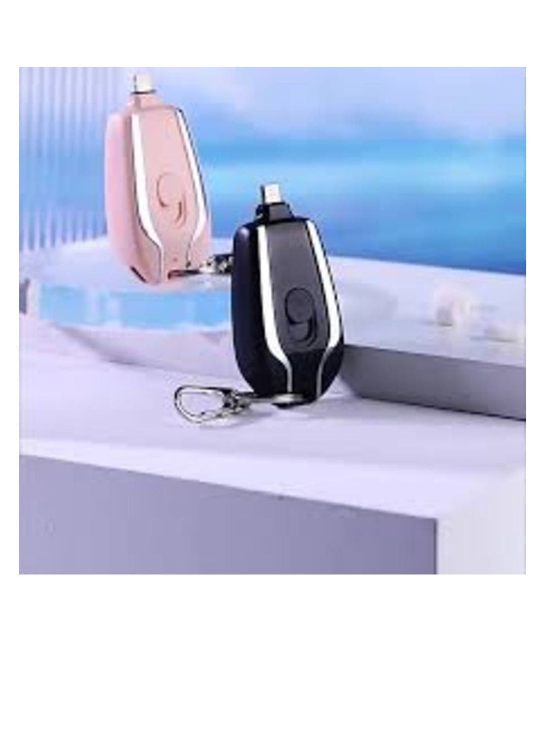Mini Power Emergency Pod with 1200mah Mini Power Emergency Pod Keyring Mini Power Mini Emergency Charger in multicolor