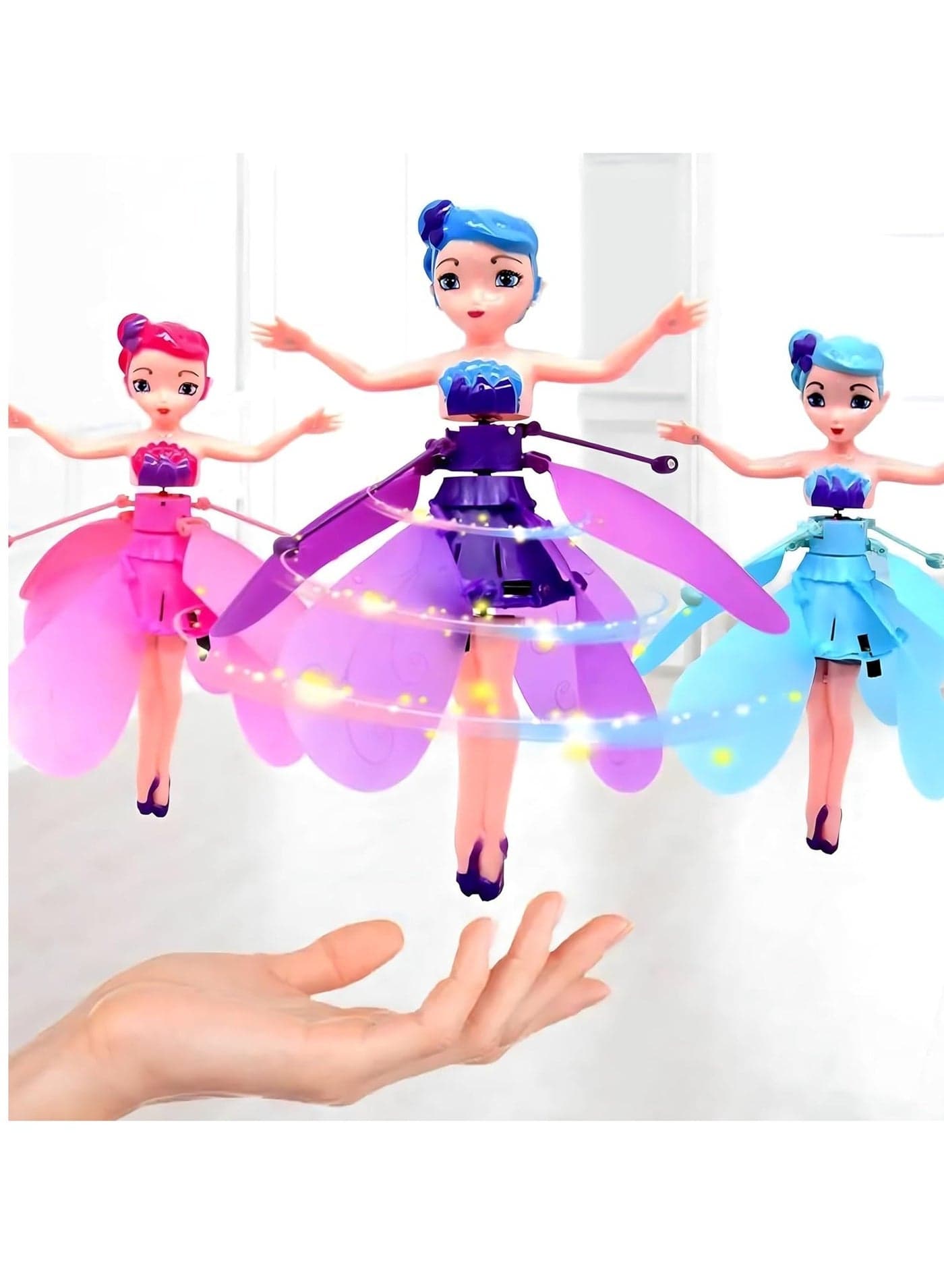 Flying Fairy Princess Doll, Hand Infrared Induction Control Flying Doll - Flying Fairy Doll With Light, For Kids, Girls