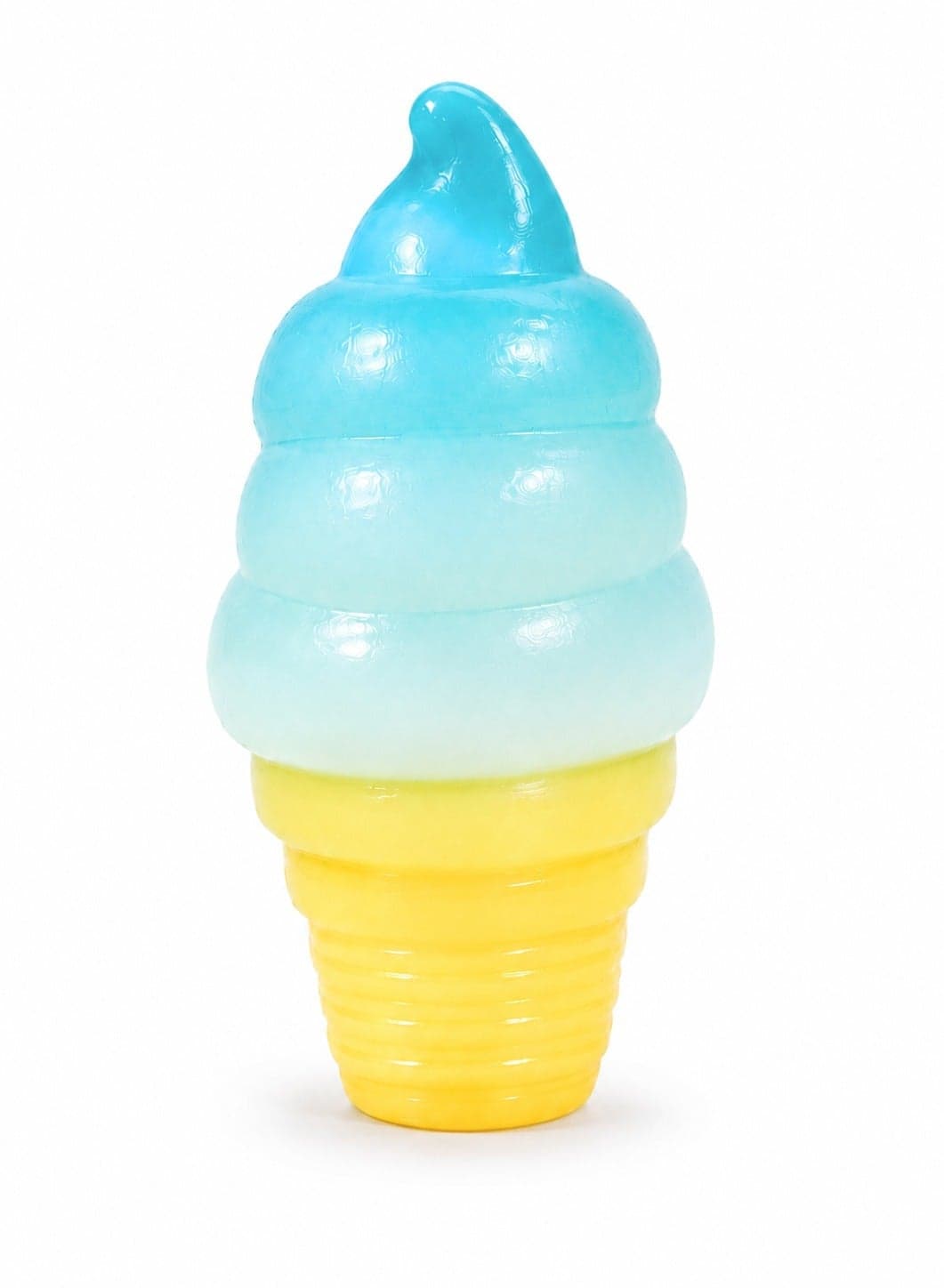 Blue Ice Cream Cone Squishy Stress Toy, Soft Squeeze Sensory Fidget Toy for Kids & Adults, Stretchy Stress Relief Therapy Toy for Relaxation, Focus, Hand Exercise, Desk Toy, Birthday Gift, Ages 3+