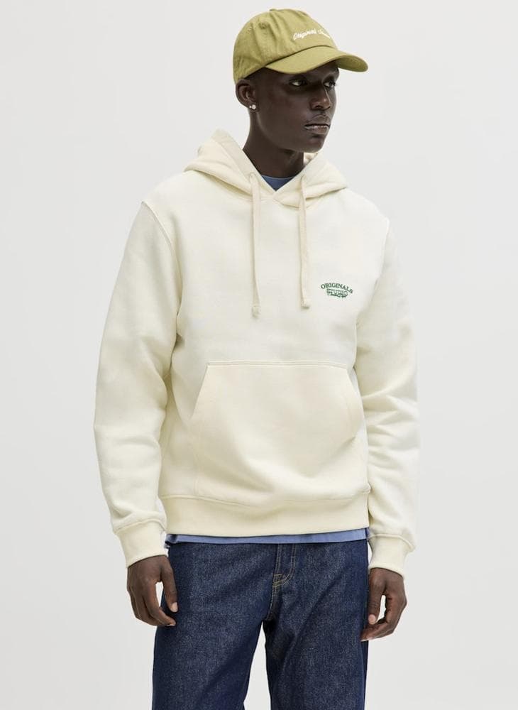 Logo Regular Fit Pullover Hoodie