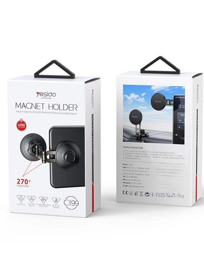 Yesido C199 Magnetic Phone Holder Universal Compatibility