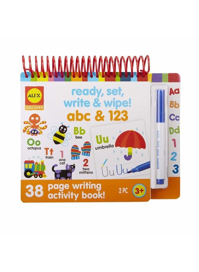 Little Hands Ready Set Write and Wipe! ABC and 123