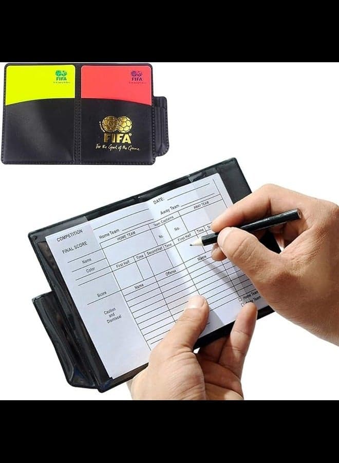 Referee Set, Referee Cards, Football Referee Card Set, Sports Referee Set, Sports Football Referee Cards Set for Football Game, Trainer Referee, Choose Mark Teacher