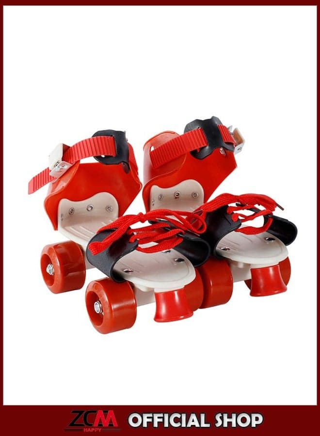 Kids Unisex Four Wheel Roller Skating Shoes