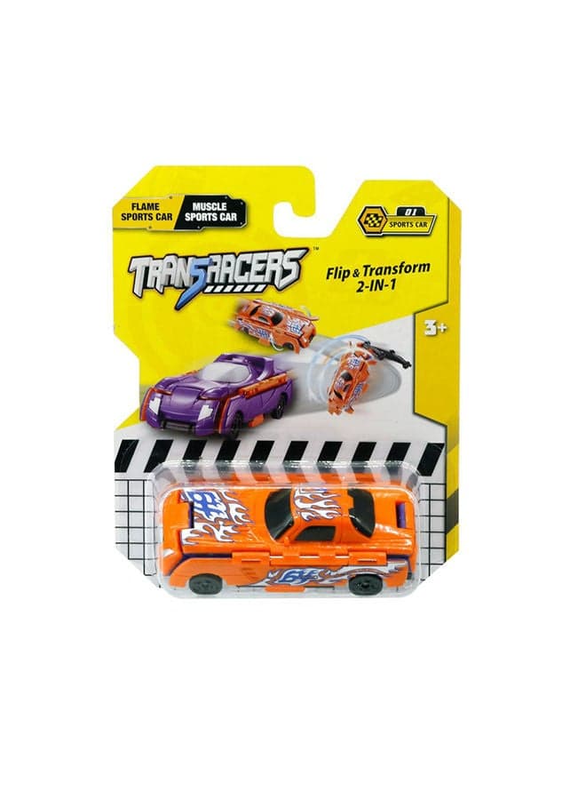 Transracers Flame & Muscle Sports Car – Toy Vehicle for Kids Ages 3+