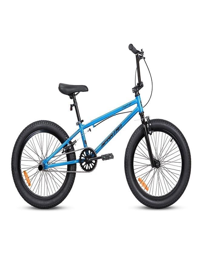 ZEPHYR Freestyle BMX Bike | 20 Inch Wheel Size | Single Speed | Blue Color