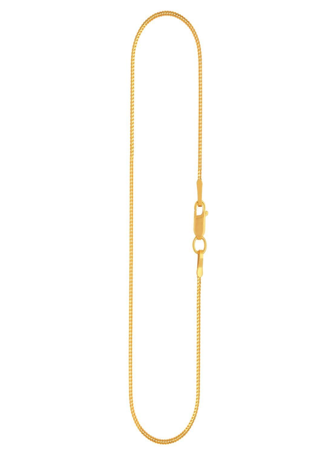 22 Karat 916 Purity Yellow Gold Chain AICHBKF25P09Y18 For Women