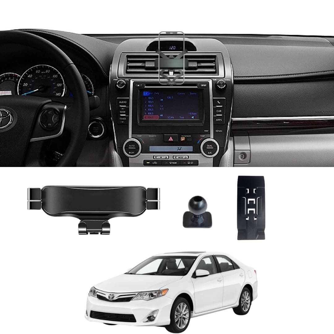 TRX AUTO Phone Holder Mount With Gravity Phone Holder For Toyota Camry 2012 To 2016 | Toyota Camry Accessories | Camry Mobile Phone Holder