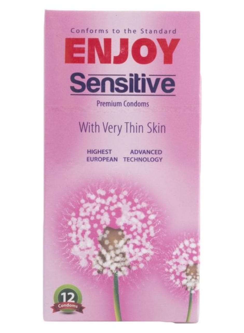 Sensitive Premium Condoms – 12 Pcs, Ultra Thin Latex For Maximum Sensation And Comfort