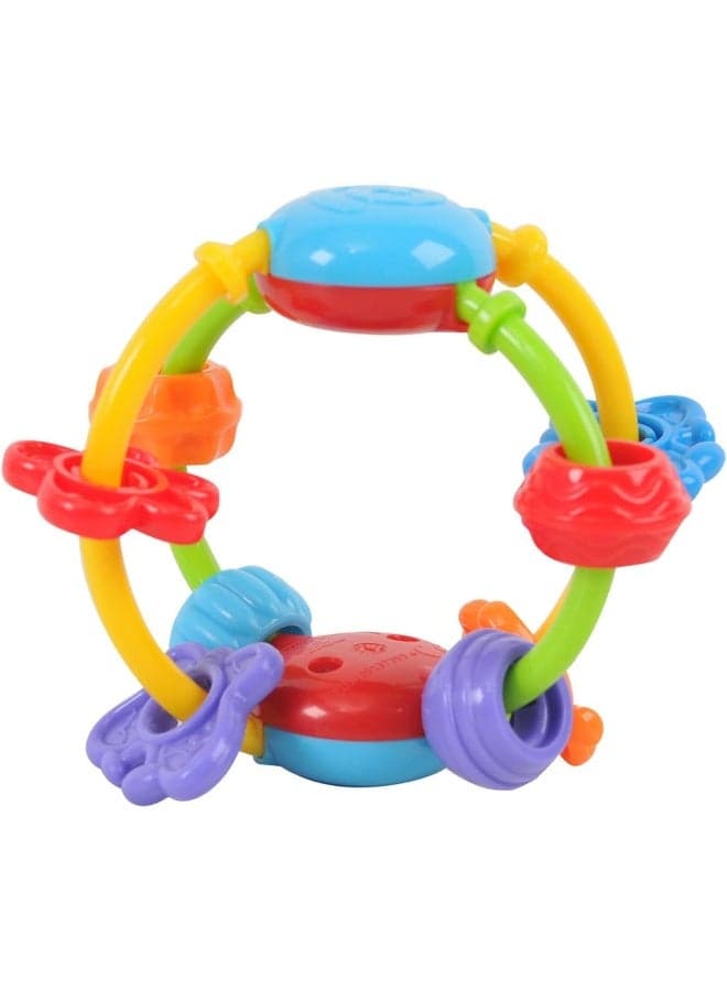 Mini Discovery Ball - Easy-To-Grip & Multi-Textured Toy For Babies | Encourages Early Grasping Skills & Hand-Eye Coordination | Lightweight & Colorful