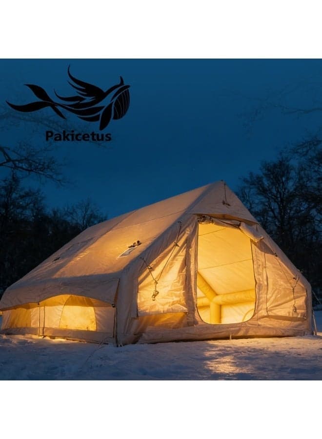 Super Large12㎡ Easy Set Inflatable Camping Tent, Four Seasons Universal, Safe Haven