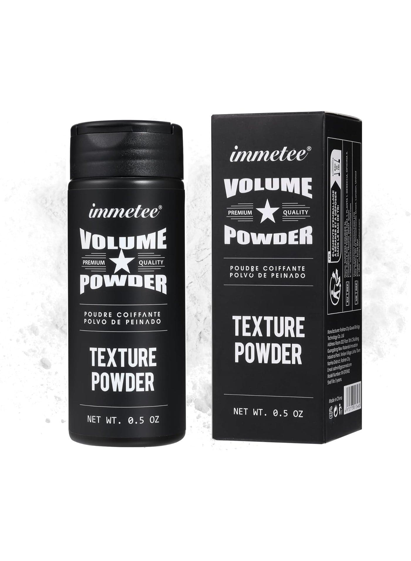 Hair Volume Powder - Texture Styling for Men and Women, Light Control Natural Matte Look, Root Lifting 0.5oz