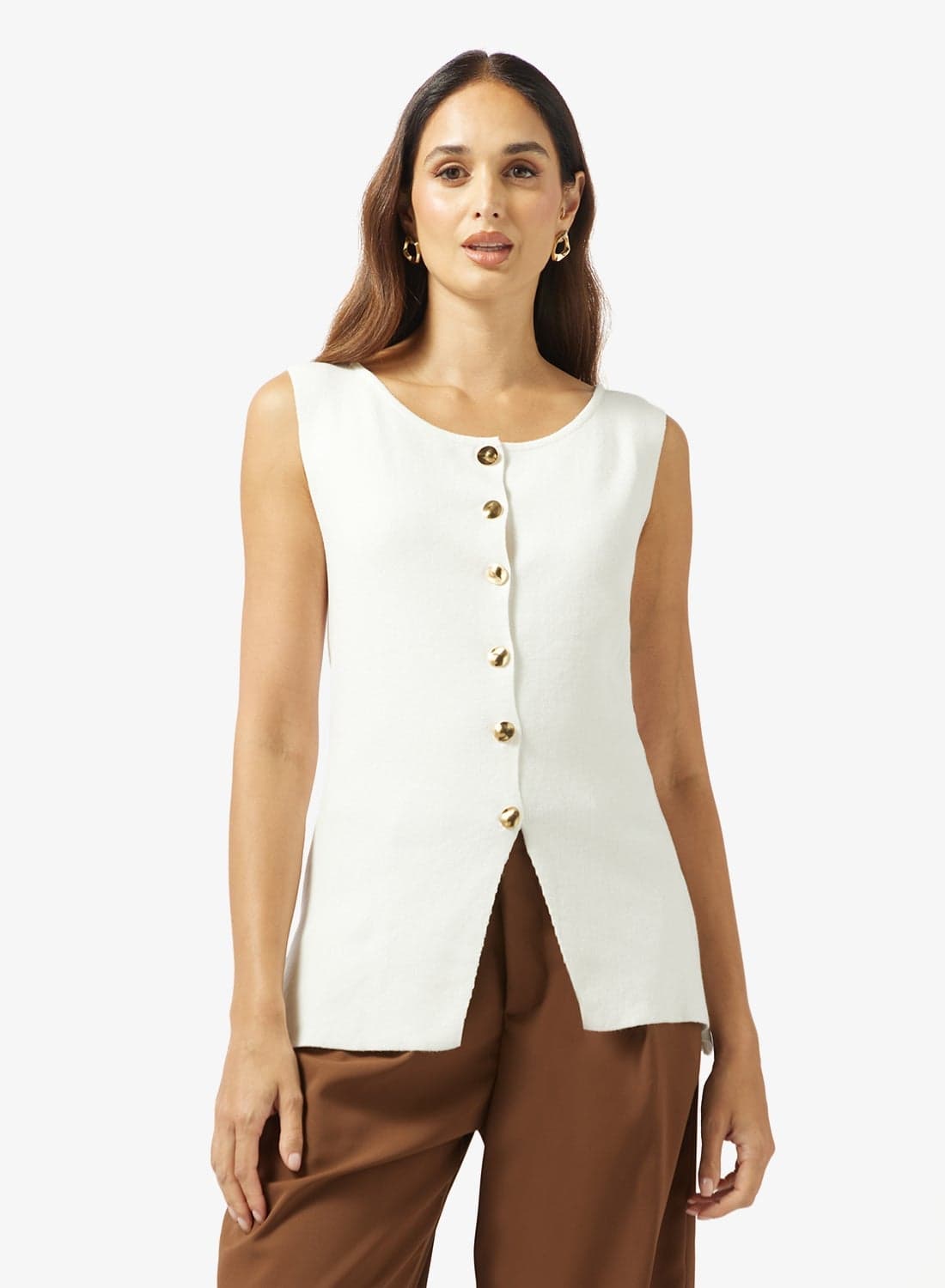 Sleeveless Vest Top