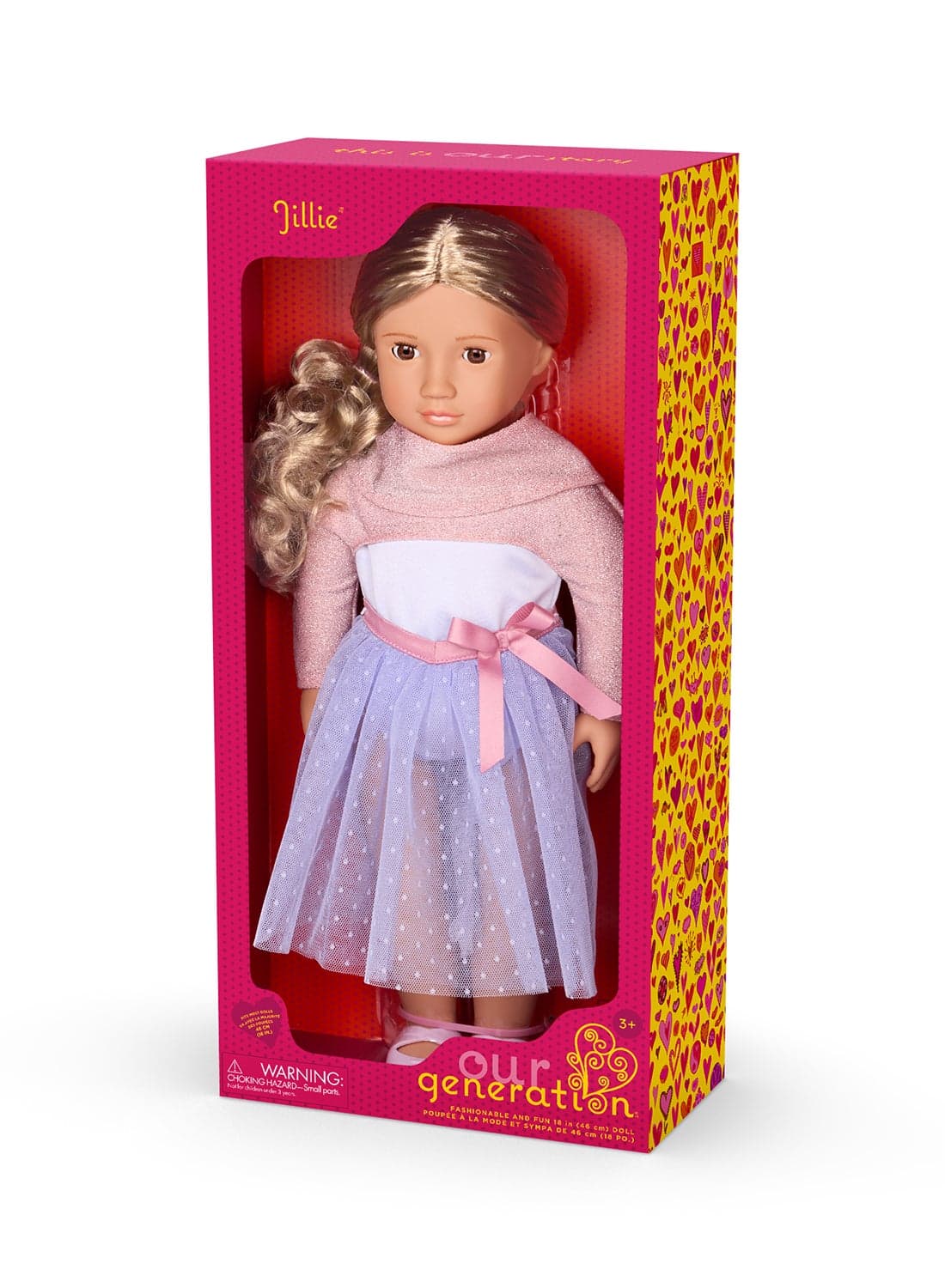 Doll With Ballerina Dress & Sweater Jillie