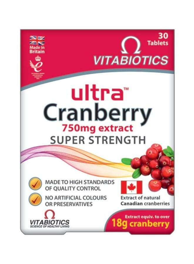 Ultra Cranberry 30 Tablets