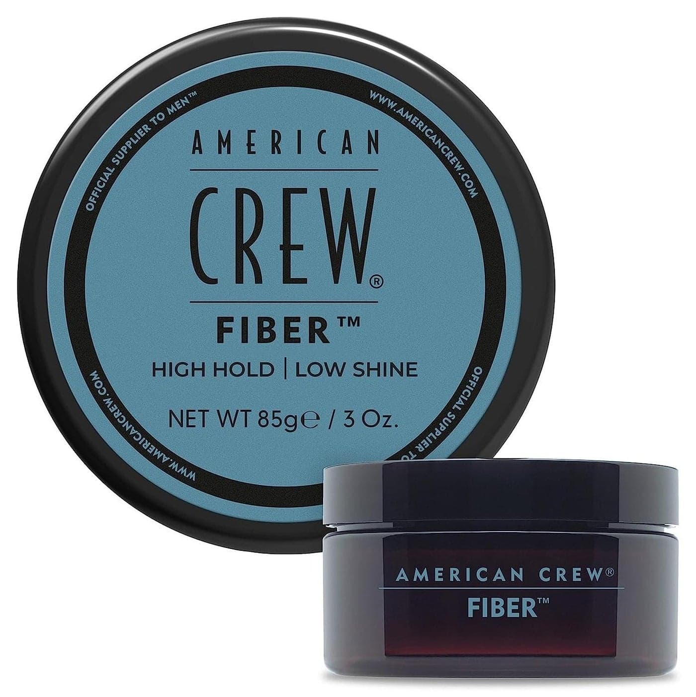 Men's Hair Fiber by American Crew, Like Hair Gel with High Hold & Low Shine, 3 Oz (Pack of 1)