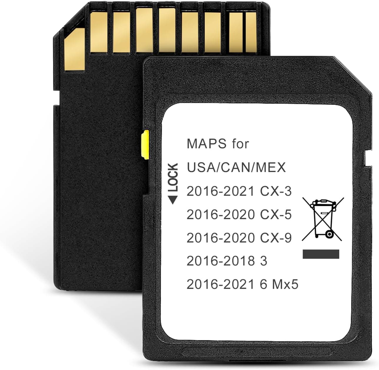 RVgolf Latest Version Navigation Car GPS SD Card for Mazda Vehicles