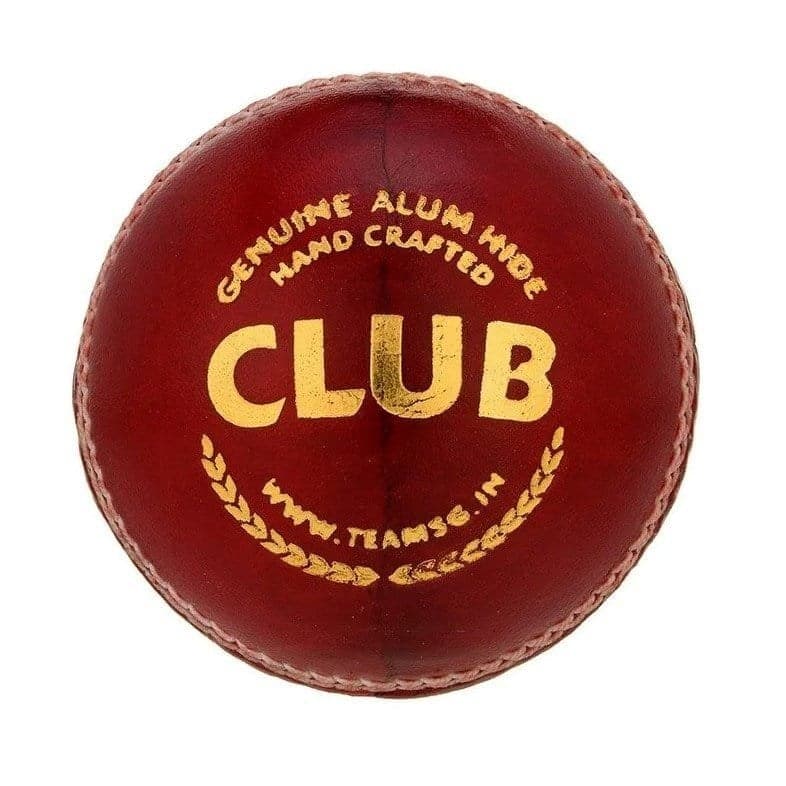 Club Red Cricket Leather Ball