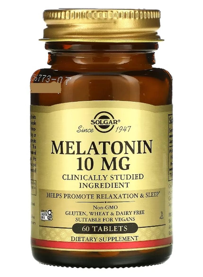 Melatonin, 10 mg, 60 Tablets Packaging May Vary