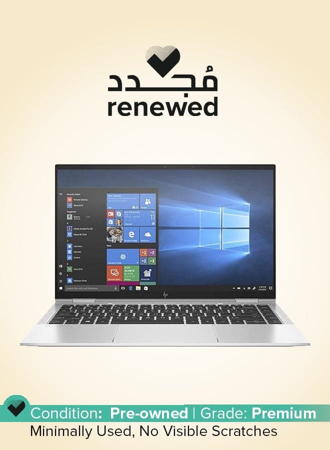 Renewed - Ultra book 1040 g7 Laptop With 14-Inch Full HD Display,Intel Core i5/10th Gen/16 GB RAM/256 GB SSD/Windows 11 Pro English Silver
