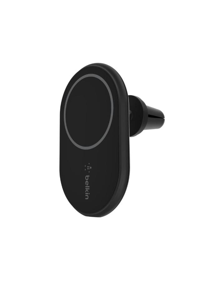 BoostCharge Car Wireless Charger 10W, Magnetic Car Mobile Charger, Phone Mount Holder, Car Fast Charger, Magsafe Enabled Iphone 15, 14, 13, 12, Mini, Plus, Pro, Pro Max & More - With Cable
