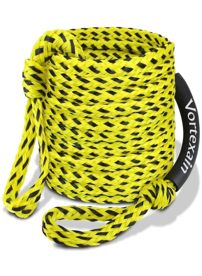 Boat Tow Rope 3K 60ft, Towable Floating Ropes for Water Ski Skiing Tubing Tubes Boating Wakeboard Towing Pull Thick Wakesurf Inflatables Tough Sports Line Watersports Kneeboard Surfboard Accessories