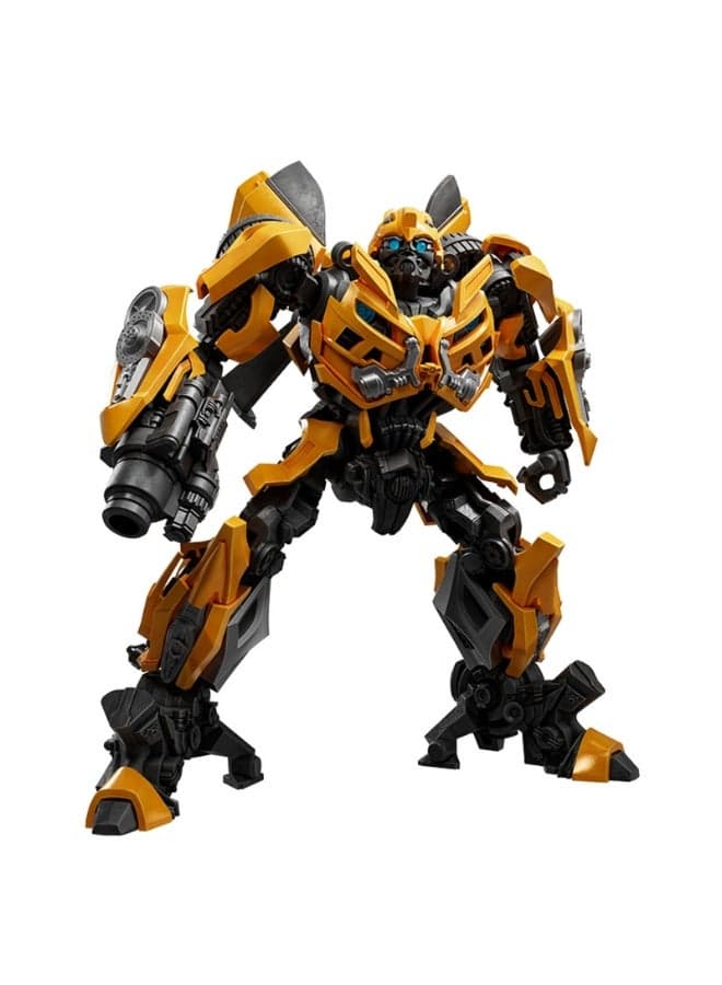 Blokees Transformers Bumblebee Model Kit | Classic Class 163-Piece Buildable Action Figure from Movie 3 with LED Light-Up Eyes & Chest | Poseable Toy for Collectors Ages 14+