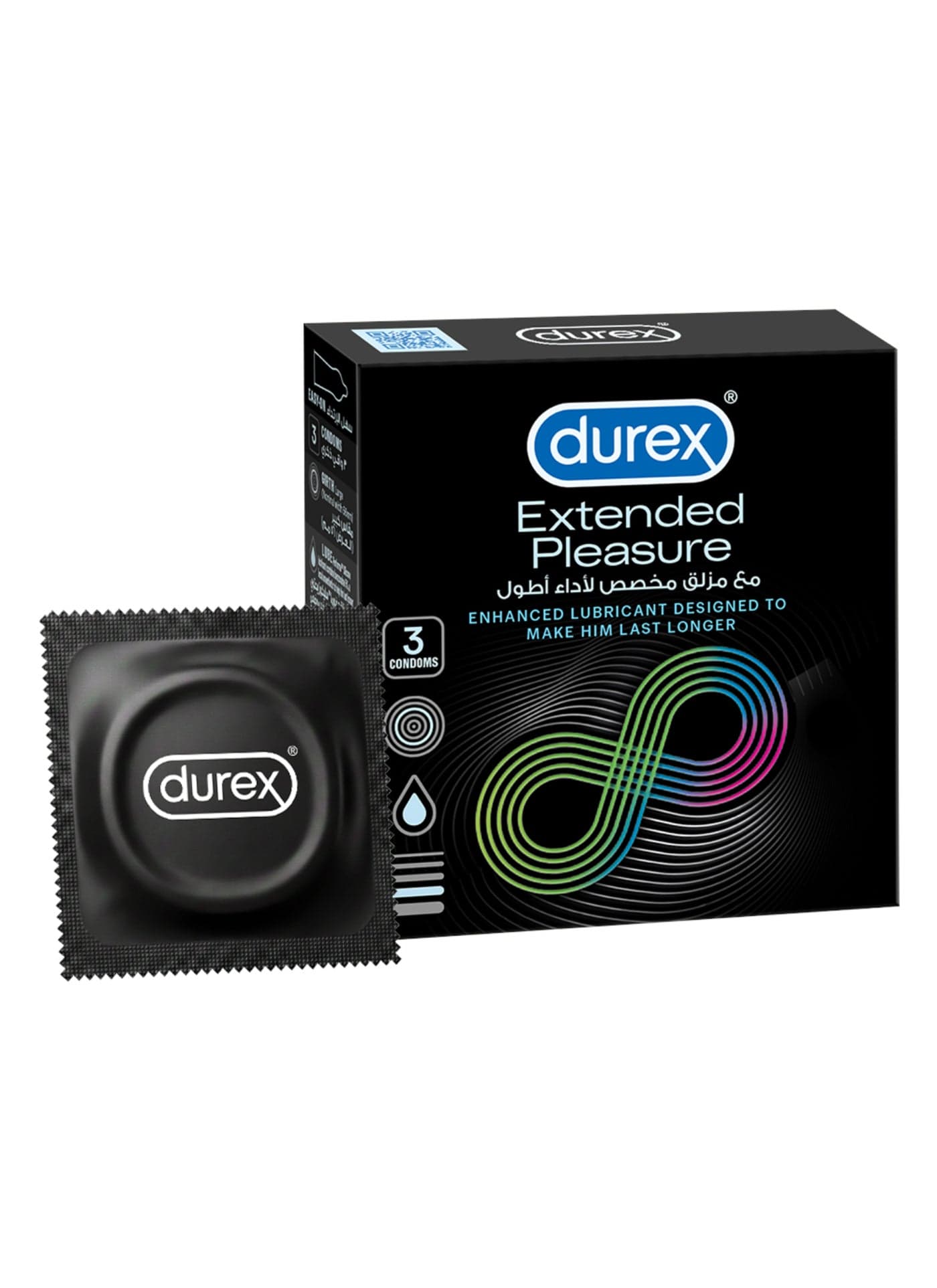 Extended Pleasure Condom - Pack of 3