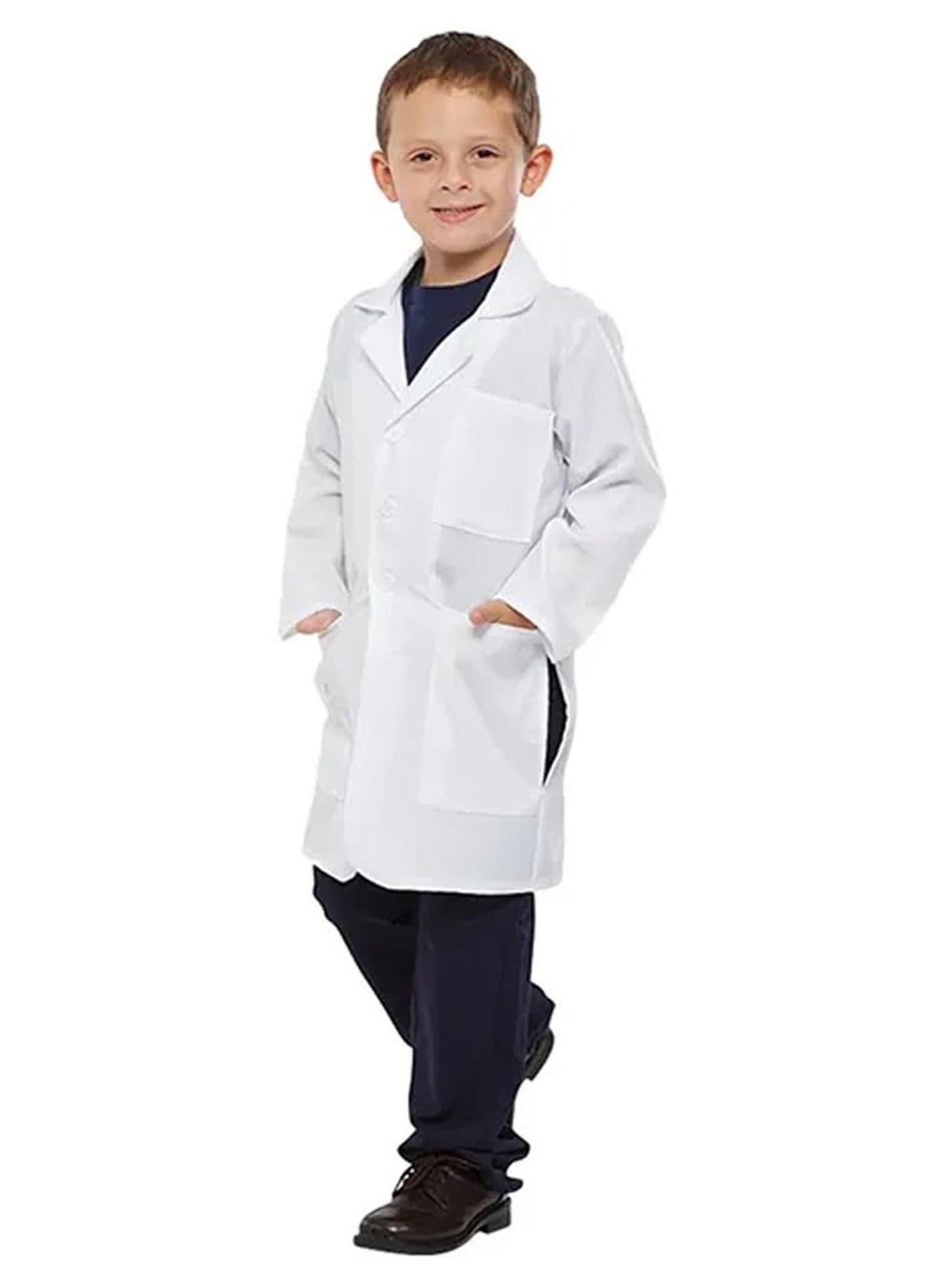 Brain Giggles White Lab Coat Pretend Play for Kids Scientist Costume