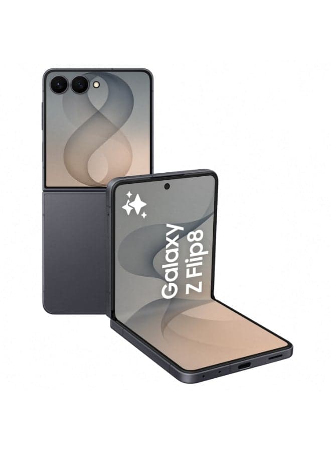 Galaxy Z Flip 8 Dual SIM Graphite 12GB RAM 256GB 5G - Middle East Version