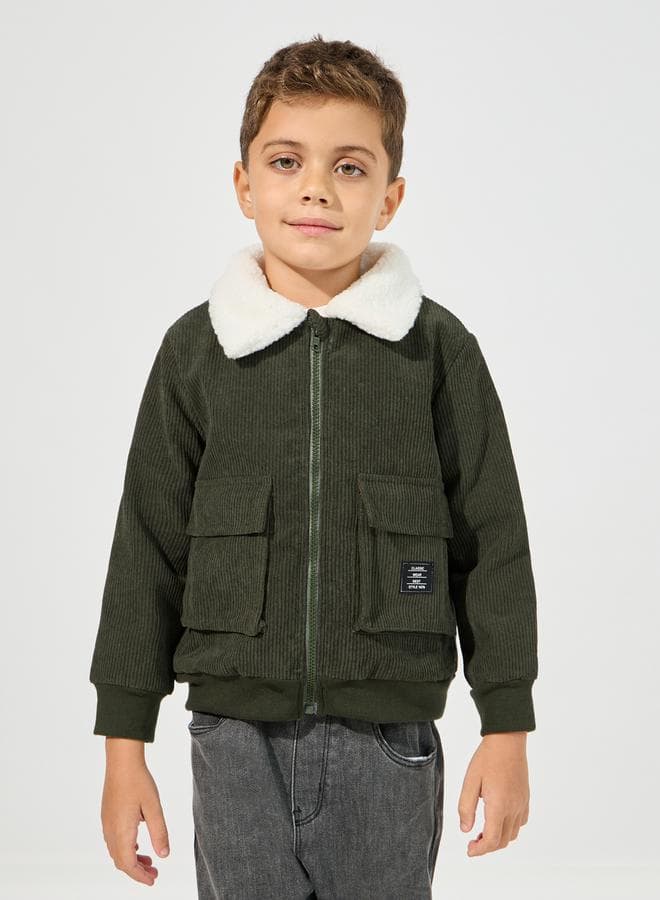 Teddy Thermal Lined Corduroy Jacket
