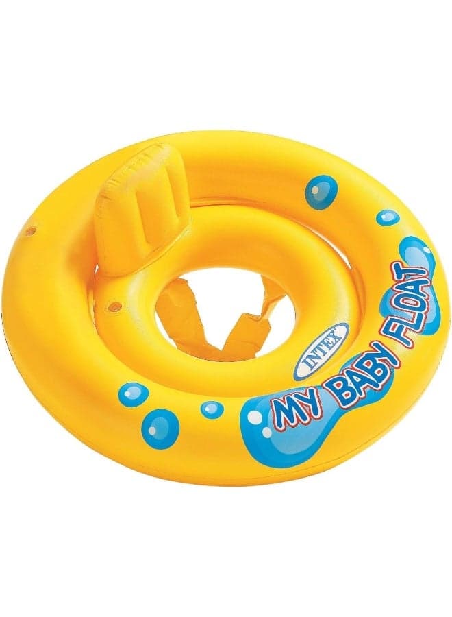 Intex My Baby Float, Inflatable Baby Swimming Float, Yellow 70cm