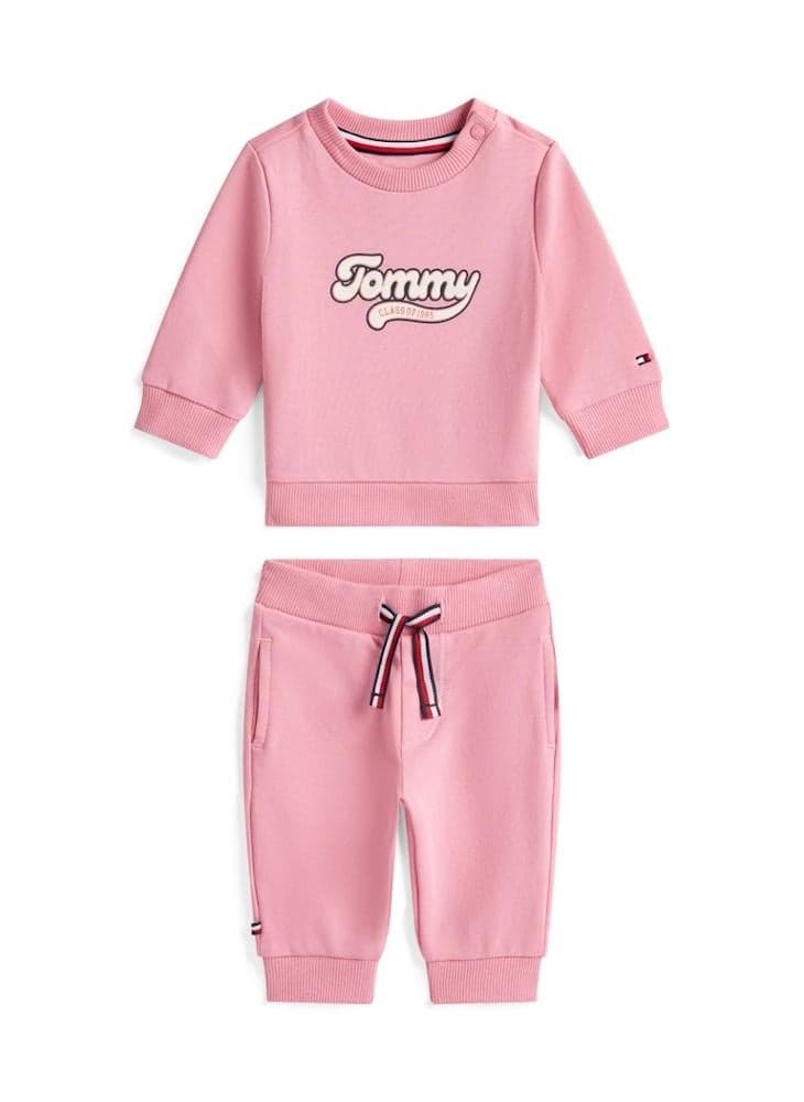 Kids Graphic Crew Neck And Sweatpants Set