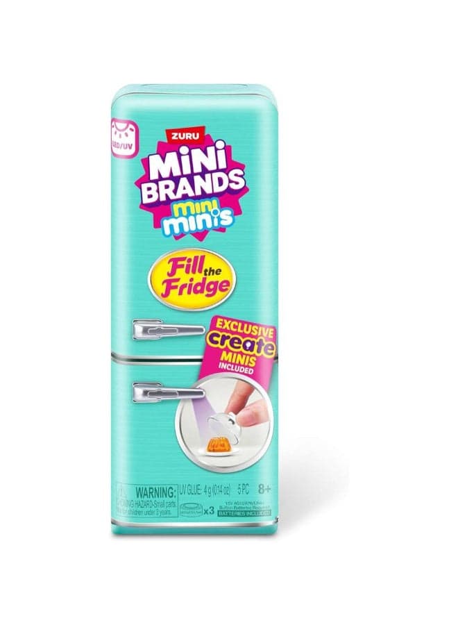 Mini Brands Series 1 Mini Minis Fill the Fridge Playset (10.1 x 9.19 x 24.99 cm)