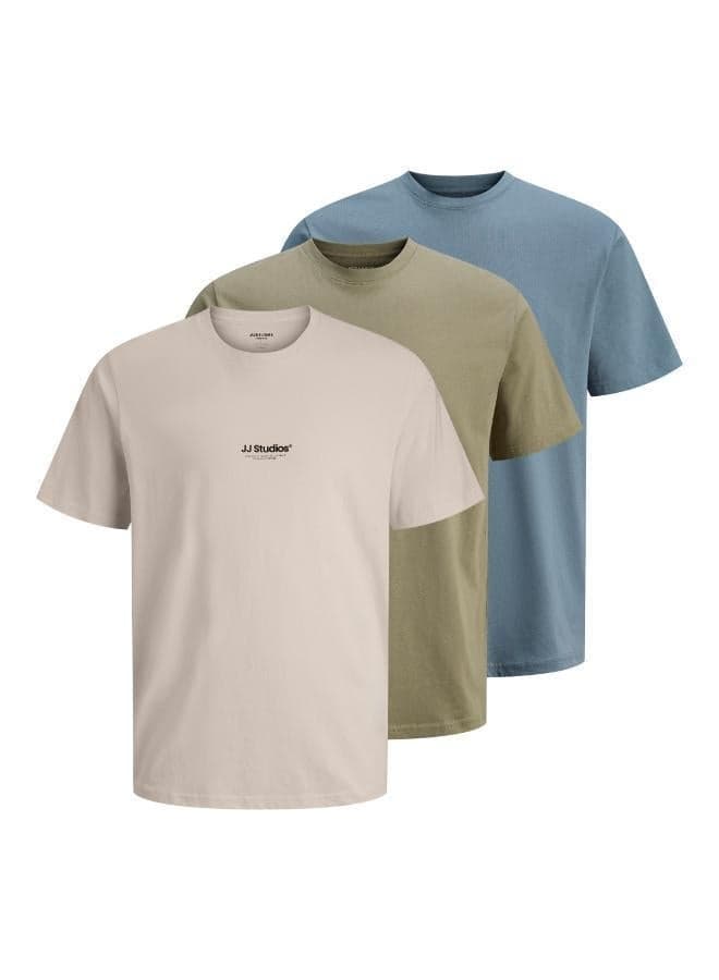 3 Pack Crew Neck T-Shirt