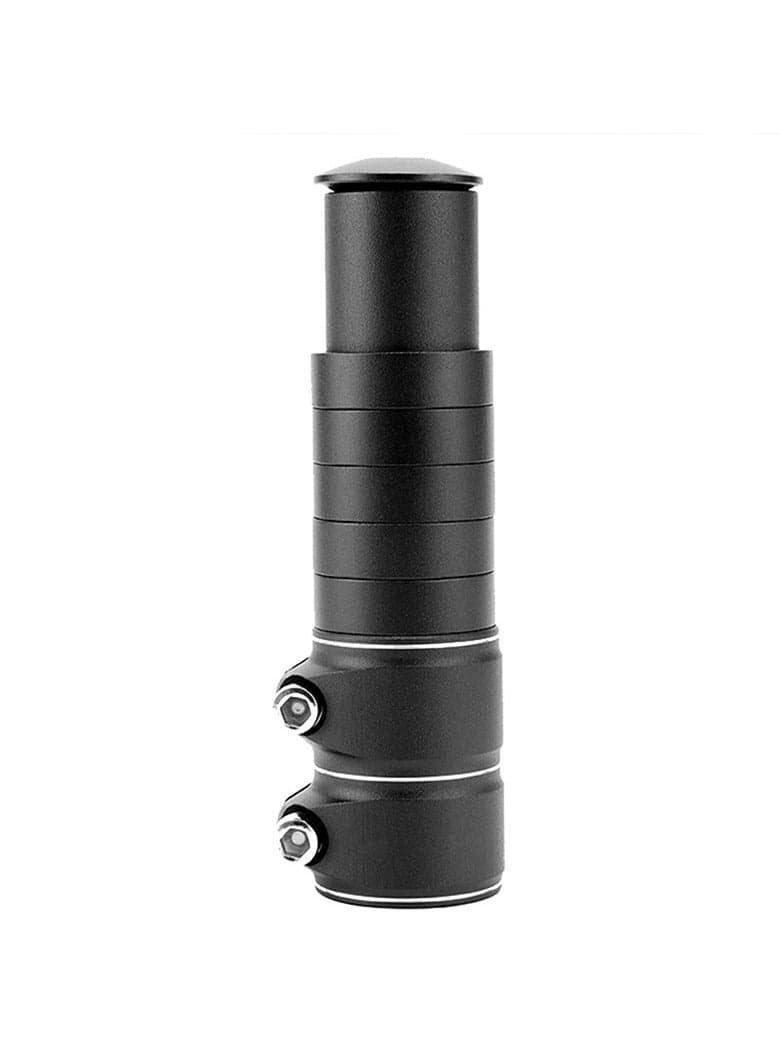Bike Fork Stem Extender, Bicycle Handlebar Riser Adaptor Aluminium Alloy Head Up Adapter 1-1/8 inch Neck Extender for Mountain Bike, Road Bike, MTB