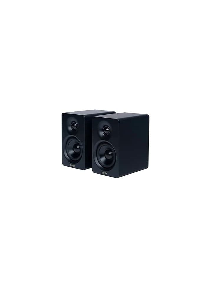Edifier M60 Multimedia Speaker Bluetooth 5.3, 66W RMS, Hi-Res Audio & Hi-Res Wireless Audio, LDAC,3" Mid Bass & 1" Tweeter, USB-C & Aux Inputs, Compact Desktop Speaker – Black
