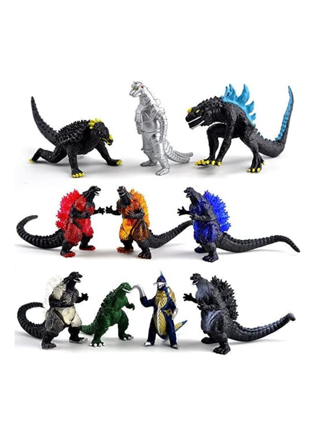 10Pcs set movie godzilla action figure toy collect toy 8cm