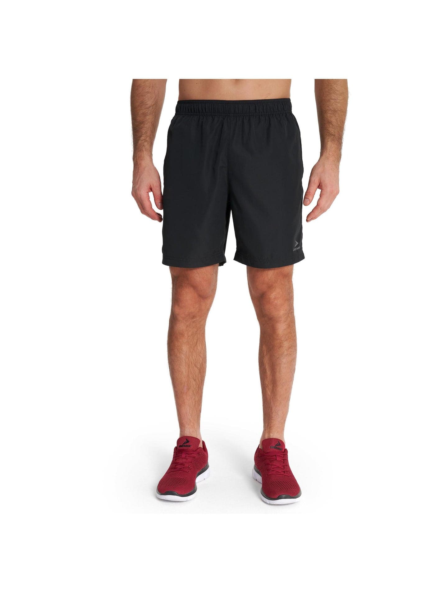 Men’s Training Shorts - Demix Black Lightweight & Breathable Athletic Shorts with Adjustable Waist & Practical Pockets