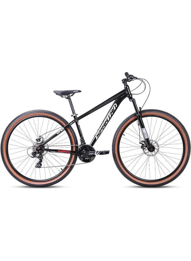 29-Inch Viper Hardtail Mountain Bike | 29-Ich Wheel Size | 21-Speed Shimano Drivetrain, Suspension Fork, Alloy Disc Brakes & 29x2.125_icnh Wanda Tires For Smooth, Confident All-Terrain Riding | Black