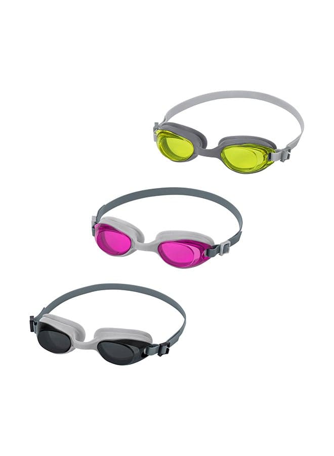 Bestway, Resurge Swimming Goggles for Kids Anti Fog UV Protection Swim Glasses Adjustable Strap Leak Proof Pool Goggles Assorted Colors 1 Pc