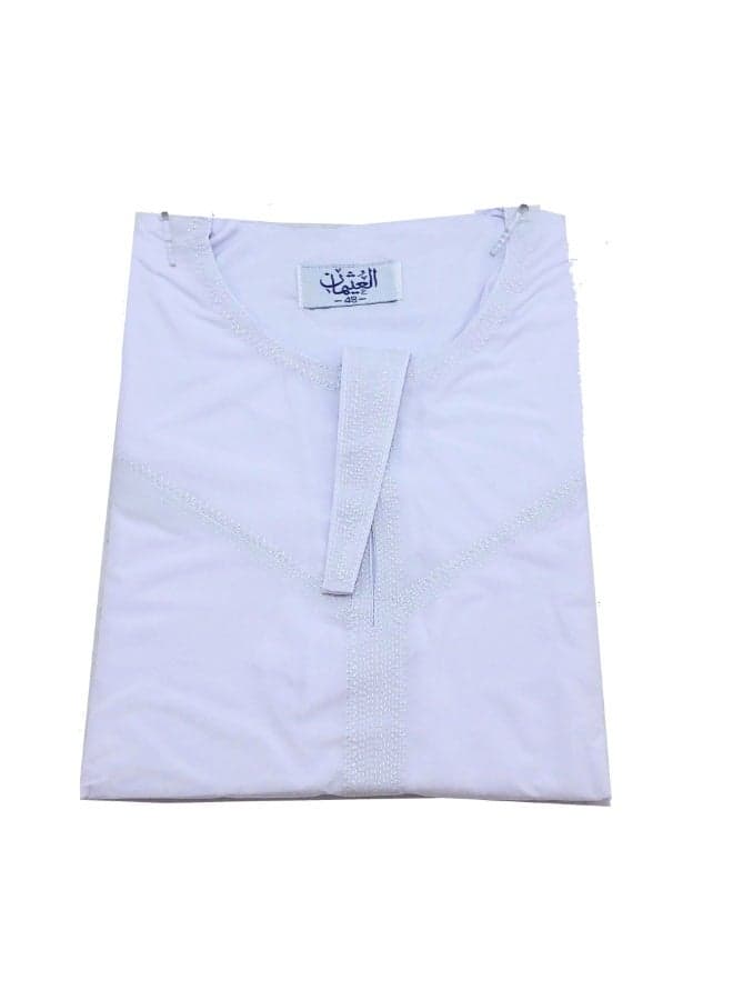 Boy’s Emirati Kandura | Traditional Arabic Thobe for Kids | Long Sleeve Islamic Dishdasha | Comfortable Kaftan for Daily Wear