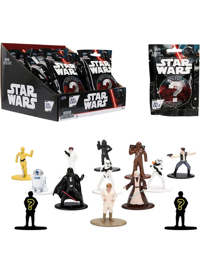 Jada Toys Star Wars Figure (1 Piece) - 1 of 13 Mini Collectible Figures in Blind Pack, Approx. 4 cm Tall, Made of Metal, Painted in Love, for Fans and Collectors from 3 Years