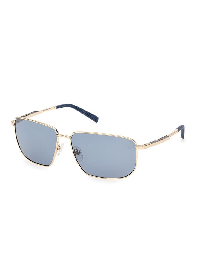 Men's Polarized Rectangular Sunglasses - TB0001032D61 - Lens Size: 61 Mm